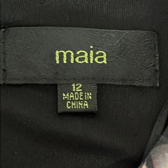 Maia Floral Print Scuba Knit Sheath Dress - NEW - Size 12 - Picture 6 of 9